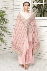 2718-GULNAR EMBROIDERED WOOL SHAWL UNSTITCHED