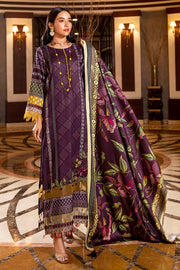 2722-PLUM DIGITAL PRINTED COTAIL UNSTITCHED