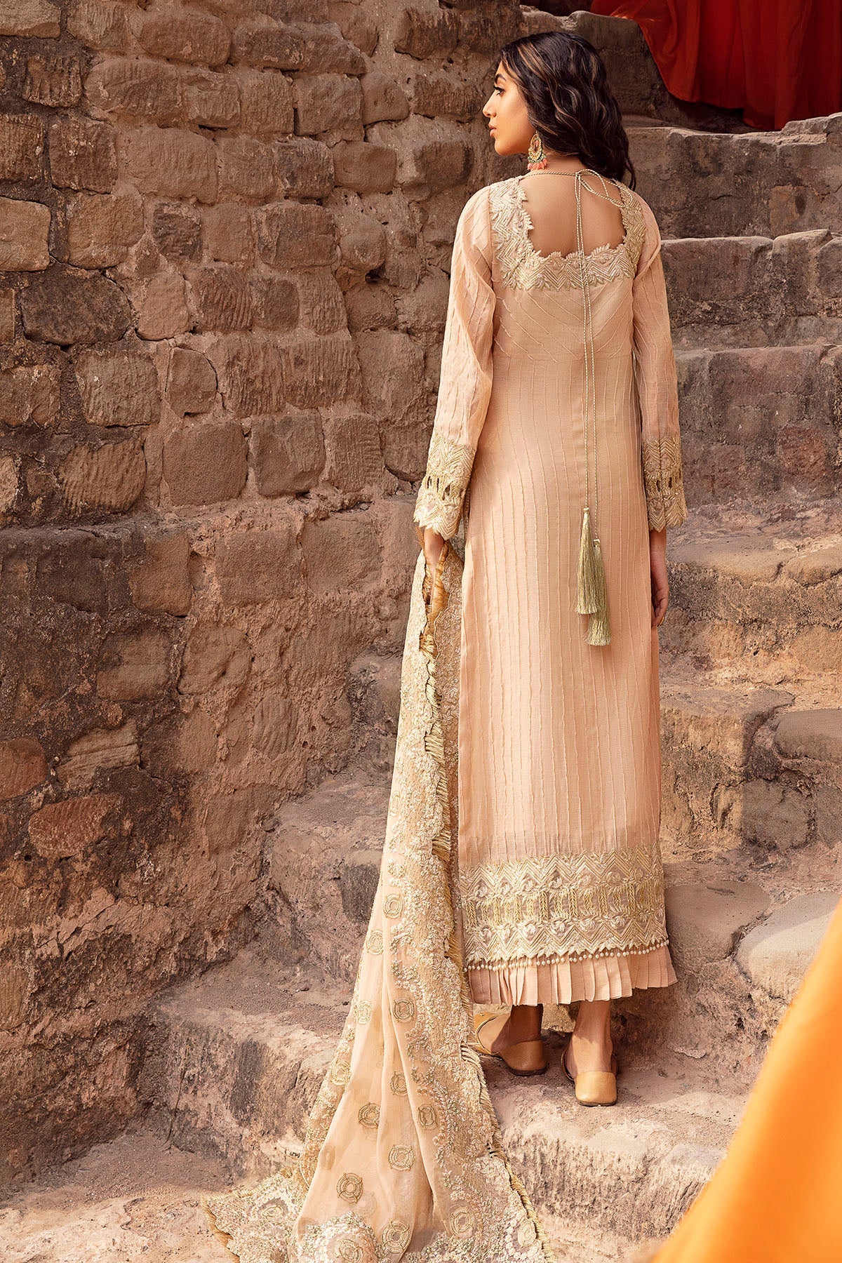 2766-PIXIE-ROSE EMBROIDERED MESSORI UNSTITCHED