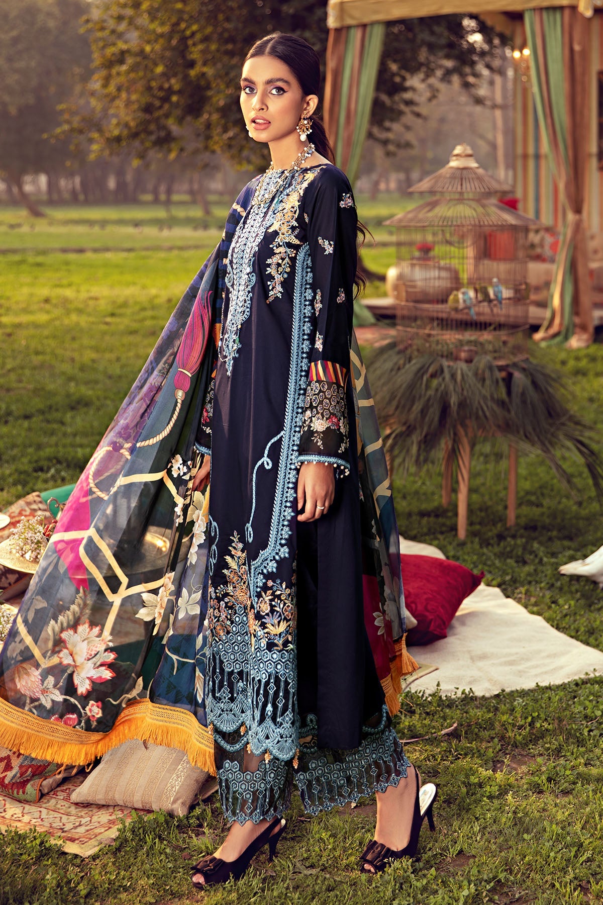 2794-FLEUR-DE-LIS EMBROIDERED LAWN UNSTITCHED