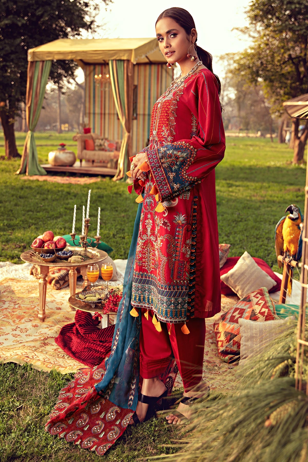 2800-RUBY EMBROIDERED LAWN UNSTITCHED