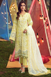 2802-CARIBBEAN EMBROIDERED LAWN UNSTITCHED