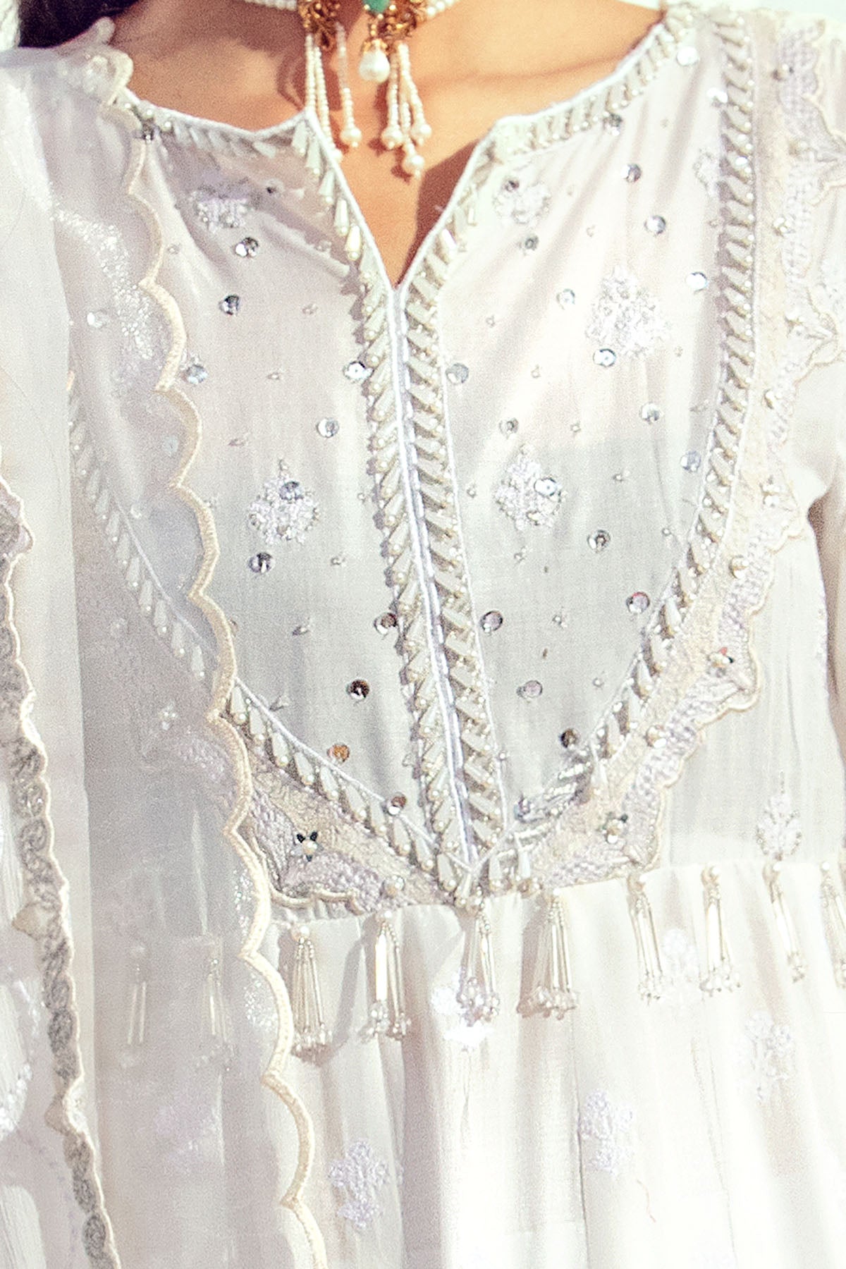2803-PEARL EMBROIDERED LAWN STITCHED