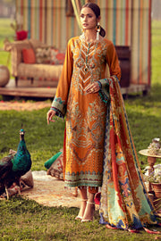 2806-BRONZE EMBROIDERED LAWN UNSTITCHED