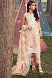 2807-LIGHT-SALMON EMBROIDERED LAWN UNSTITCHED