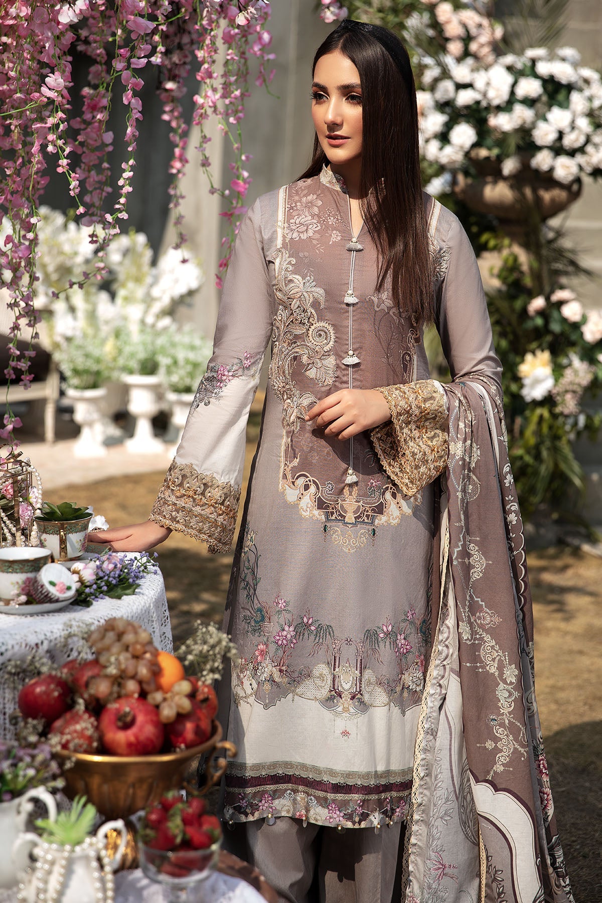 2819-BOTANICAL-GARDEN DIGITAL PRINTED LAWN UNSTITCHED