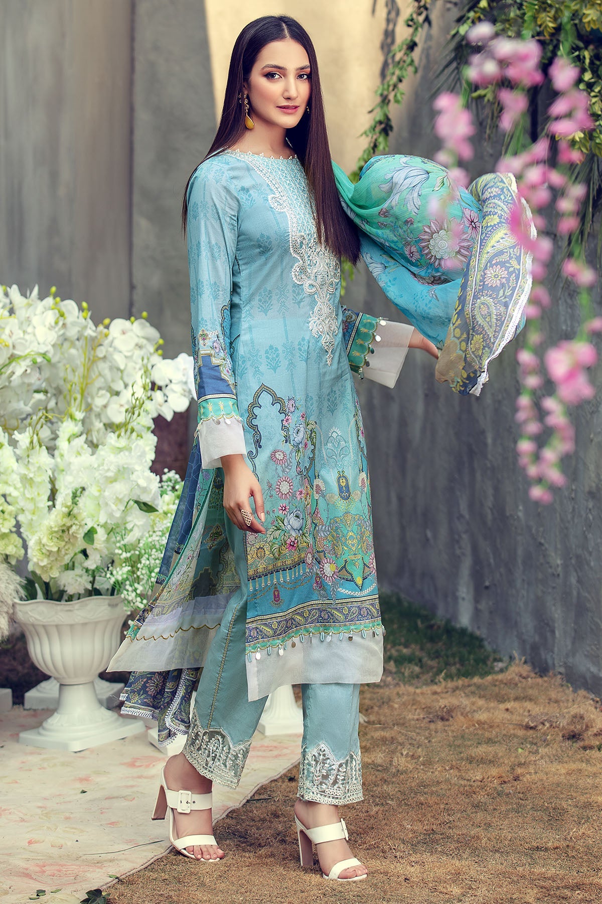 2821-BLUE-BELL DIGITAL PRINTED LAWN UNSTITCHED