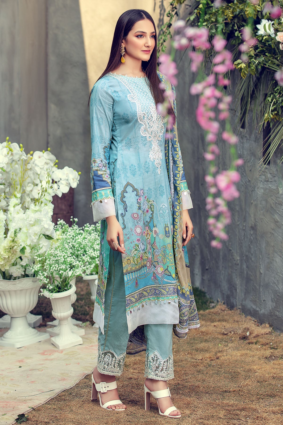 2821-BLUE-BELL DIGITAL PRINTED LAWN UNSTITCHED