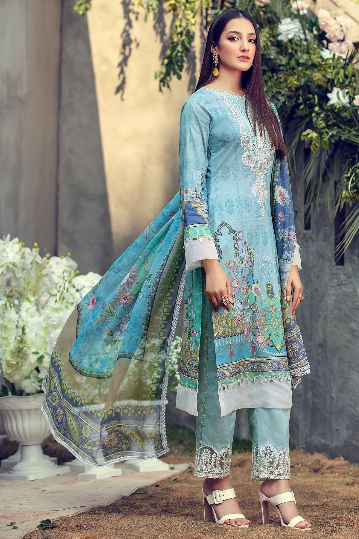2821-BLUE-BELL DIGITAL PRINTED LAWN UNSTITCHED