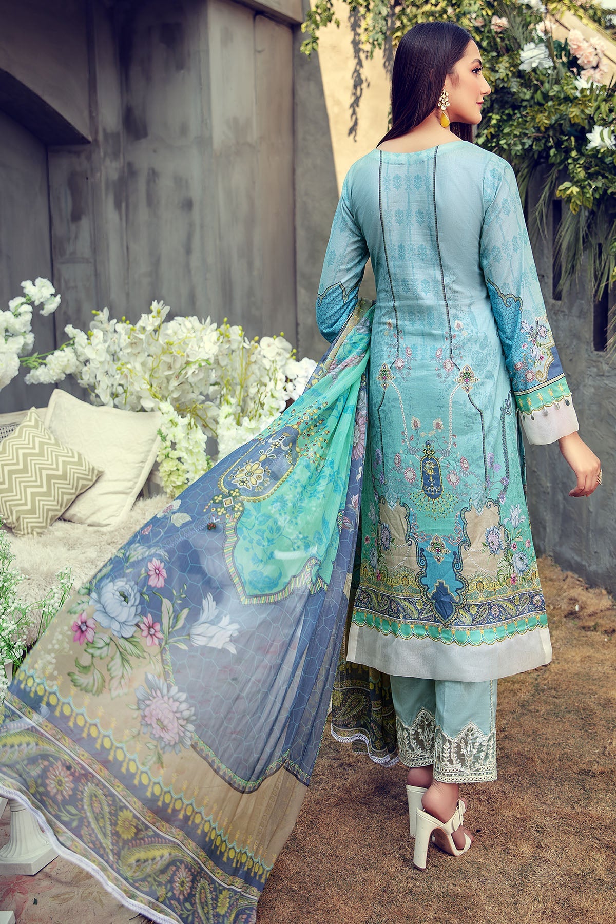 2821-BLUE-BELL DIGITAL PRINTED LAWN UNSTITCHED