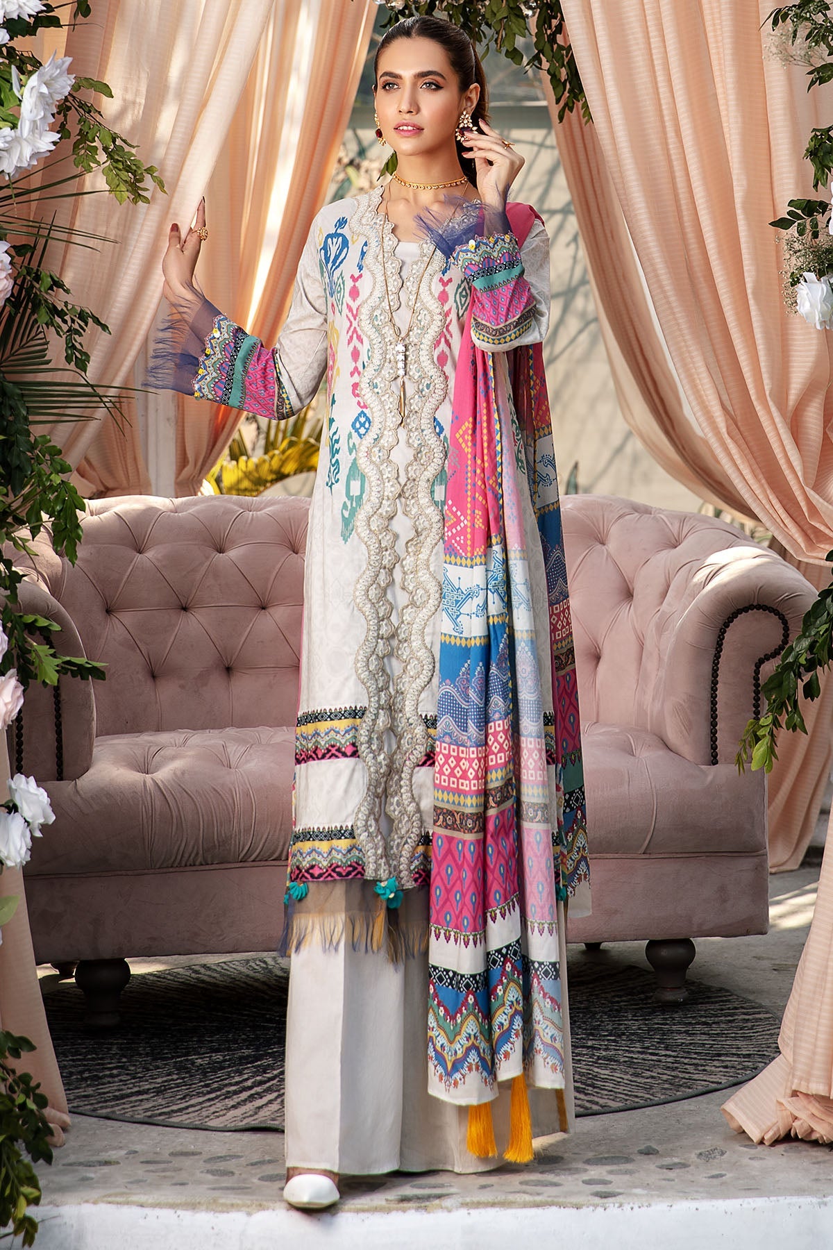 2824-IKAT-MYSTERY DIGITAL PRINTED LAWN UNSTITCHED