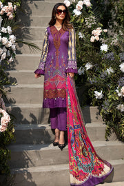 2832-PURPLE-GLIMMER DIGITAL PRINTED LAWN UNSTITCHED