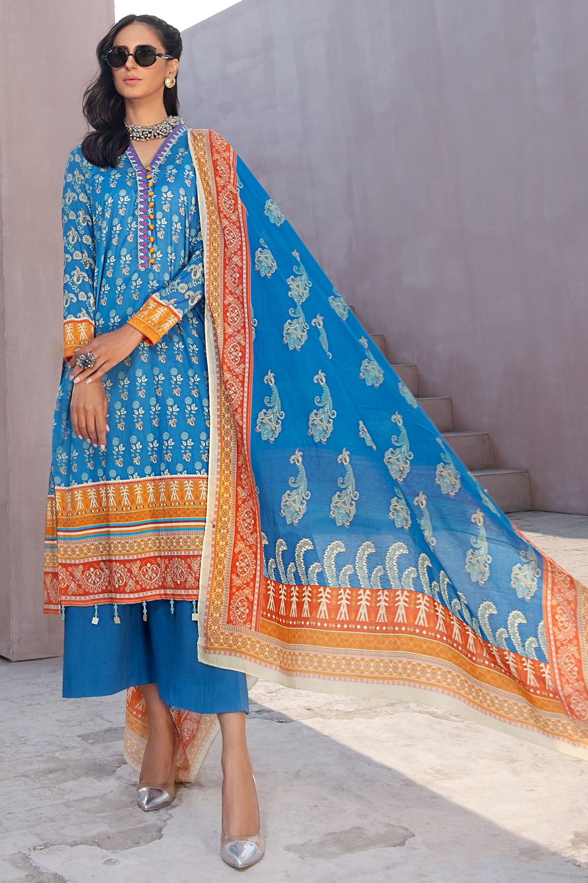 2836-PRINT-A DIGITAL PRINTED LAWN UNSTITCHED