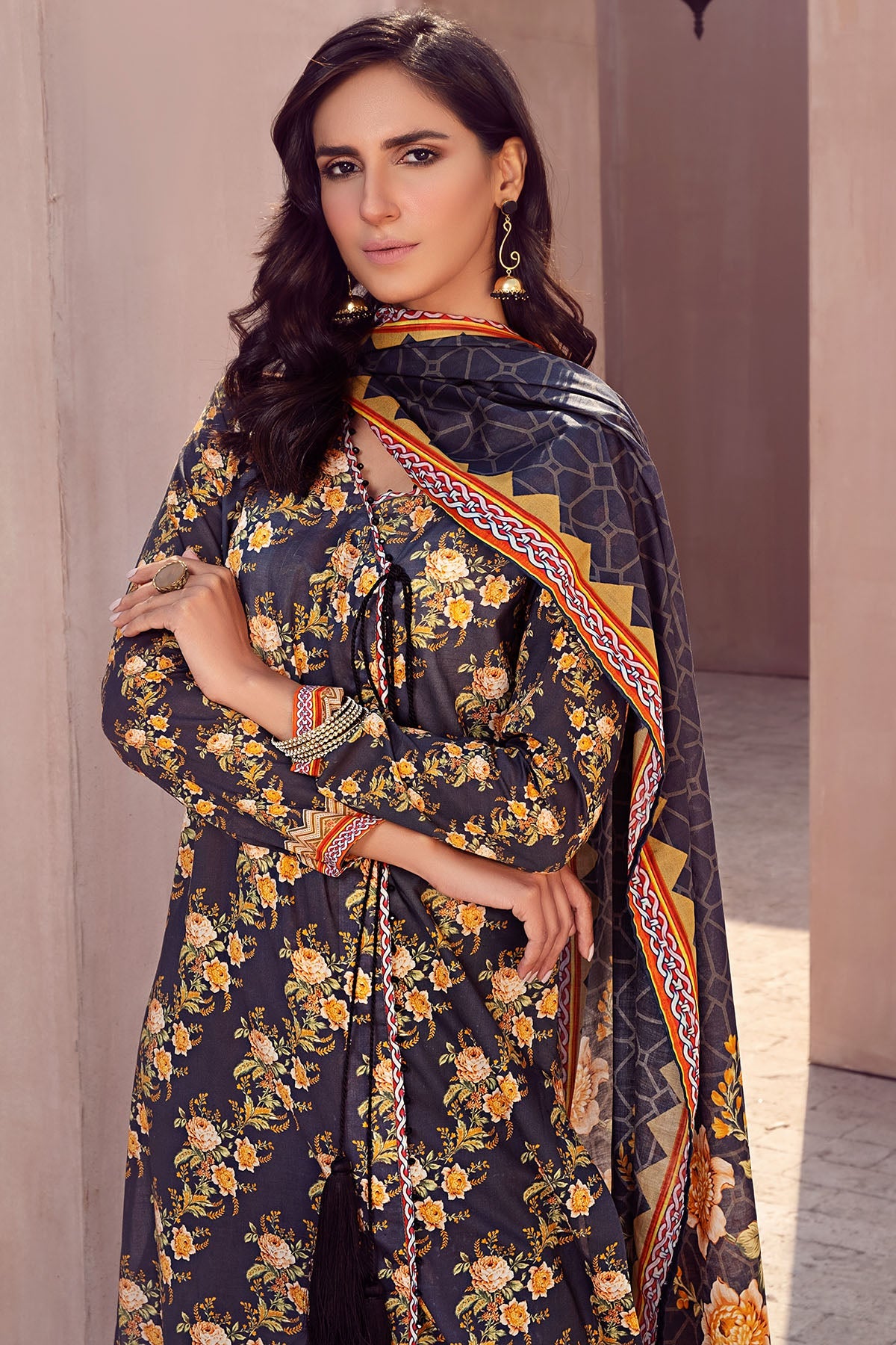2840-PRINT-A DIGITAL PRINTED LAWN UNSTITCHED