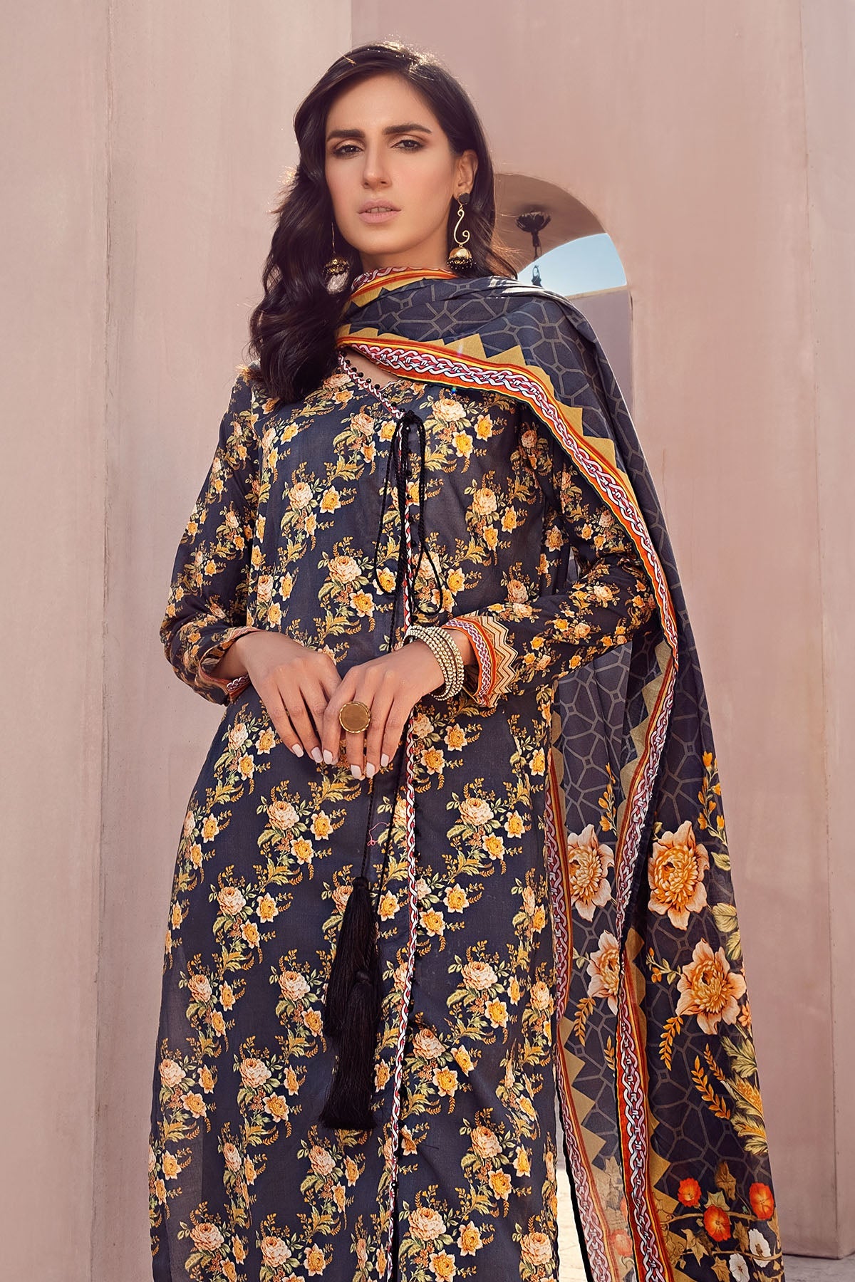 2840-PRINT-A DIGITAL PRINTED LAWN UNSTITCHED