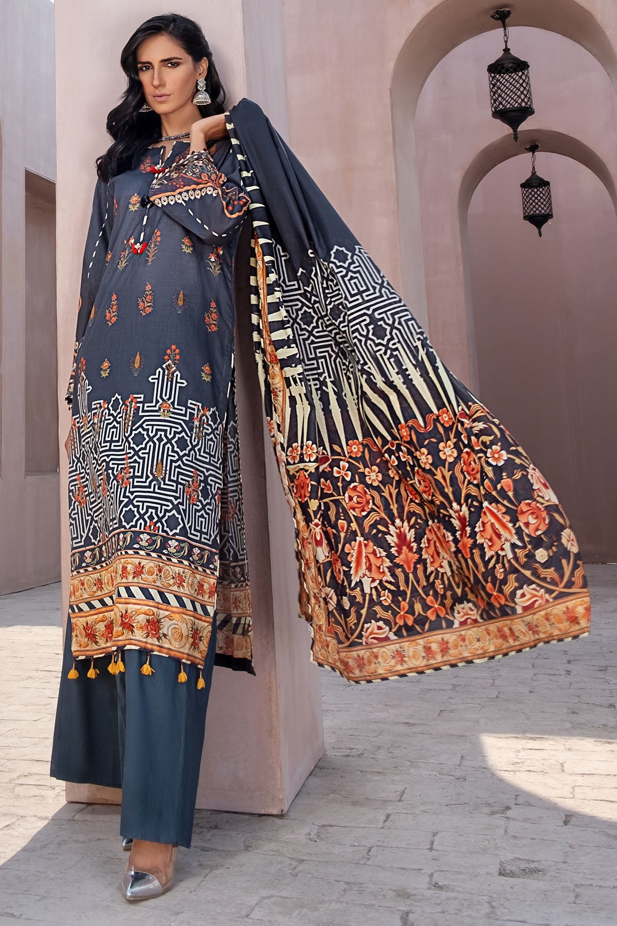 2842-PRINT-A DIGITAL PRINTED LAWN UNSTITCHED