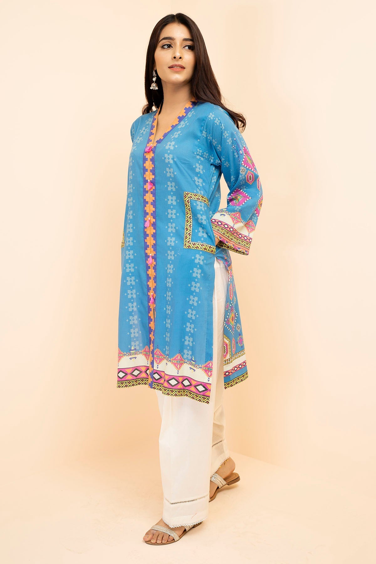 2843-SKY-LIGHTS DIGITAL PRINTED LAWN STITCHED