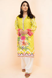 2844-LINE-FLOWERS DIGITAL PRINTED LAWN STITCHED