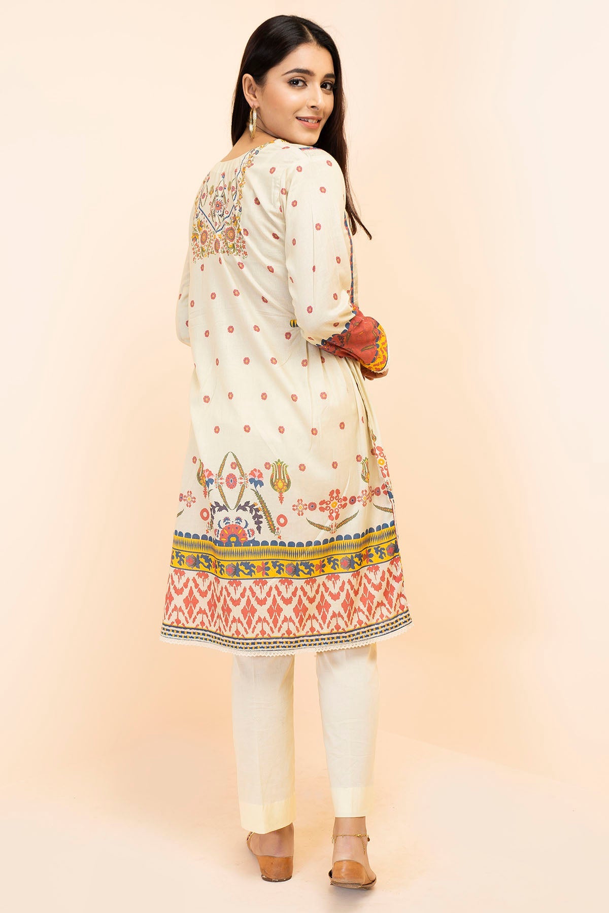 2848-MINKISH-SKIN DIGITAL PRINTED LAWN STITCHED