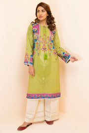 2855-GRASS DIGITAL PRINTED LAWN STITCHED
