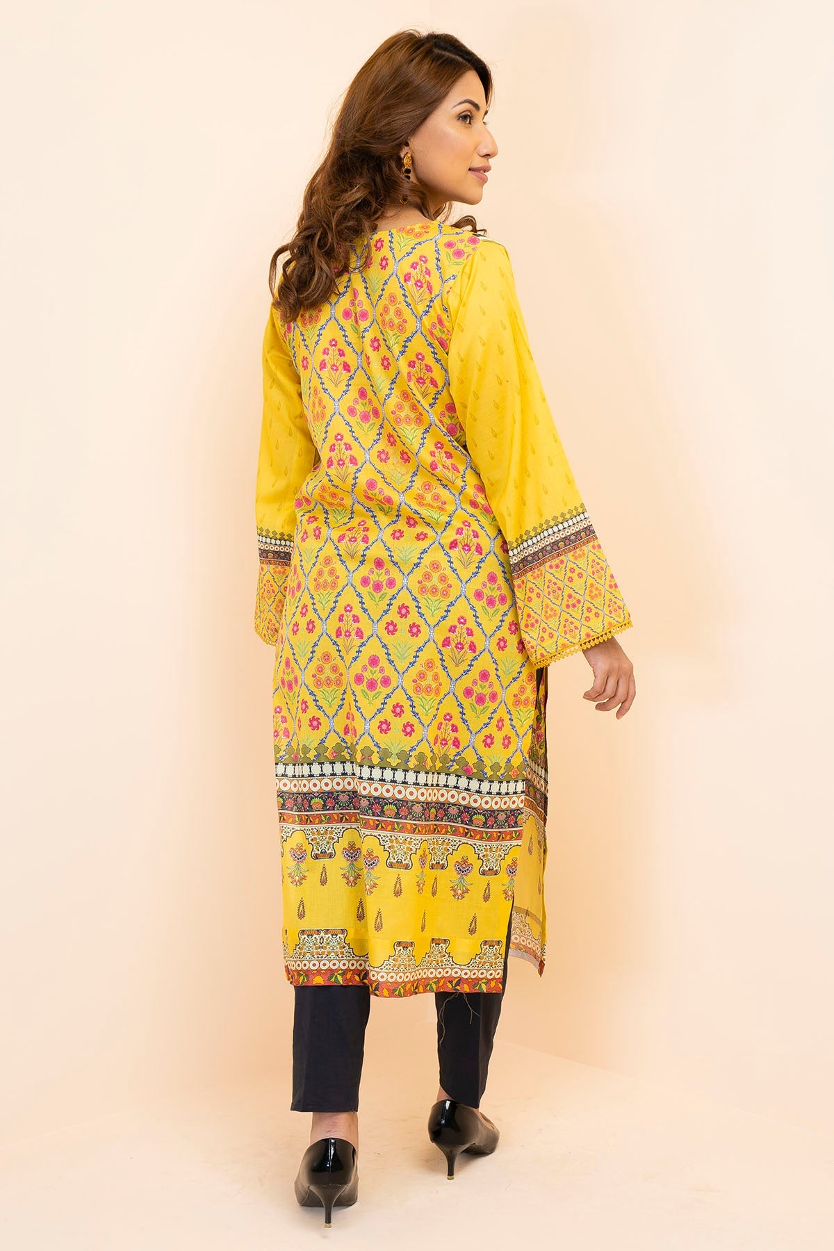 2861-SUN-LIGHT DIGITAL PRINTED LAWN STITCHED