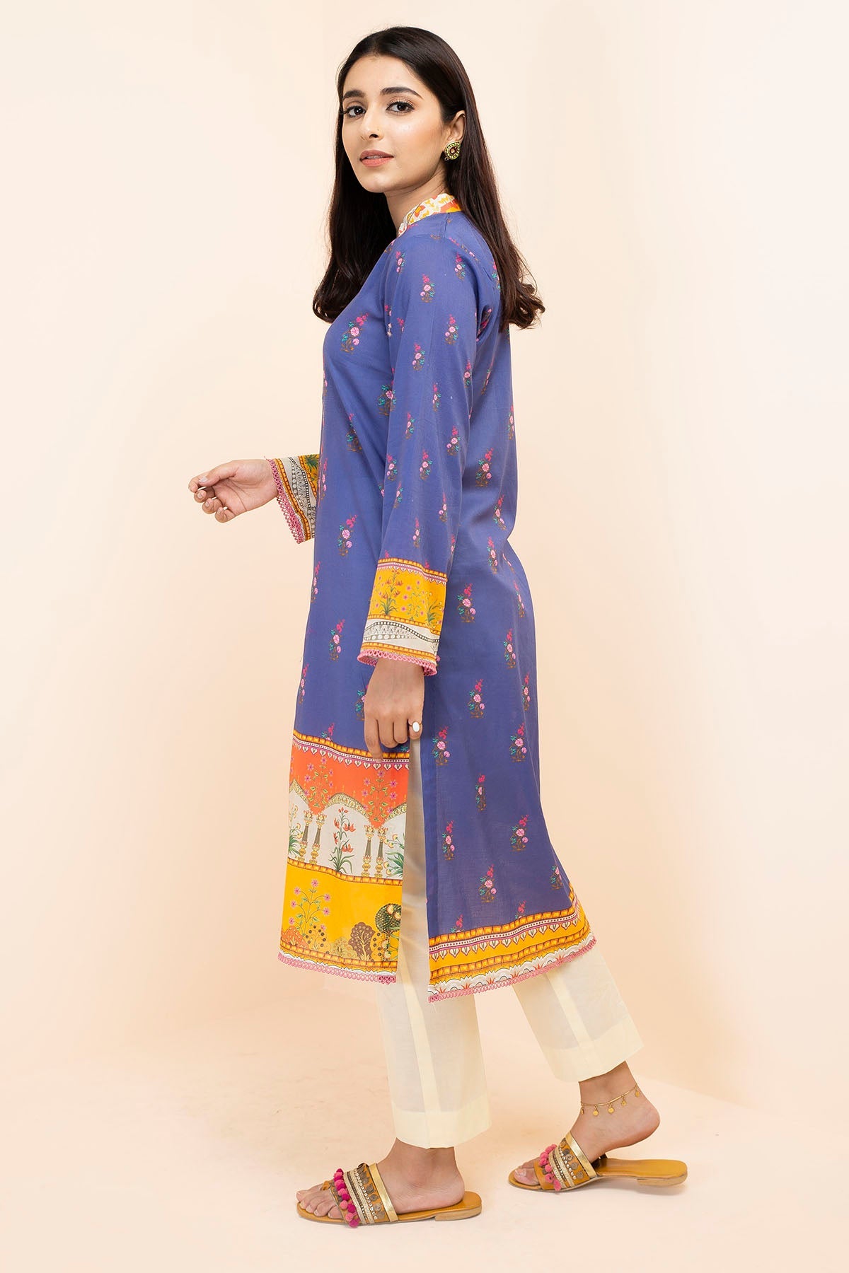 2864-DUSK DIGITAL PRINTED LAWN STITCHED