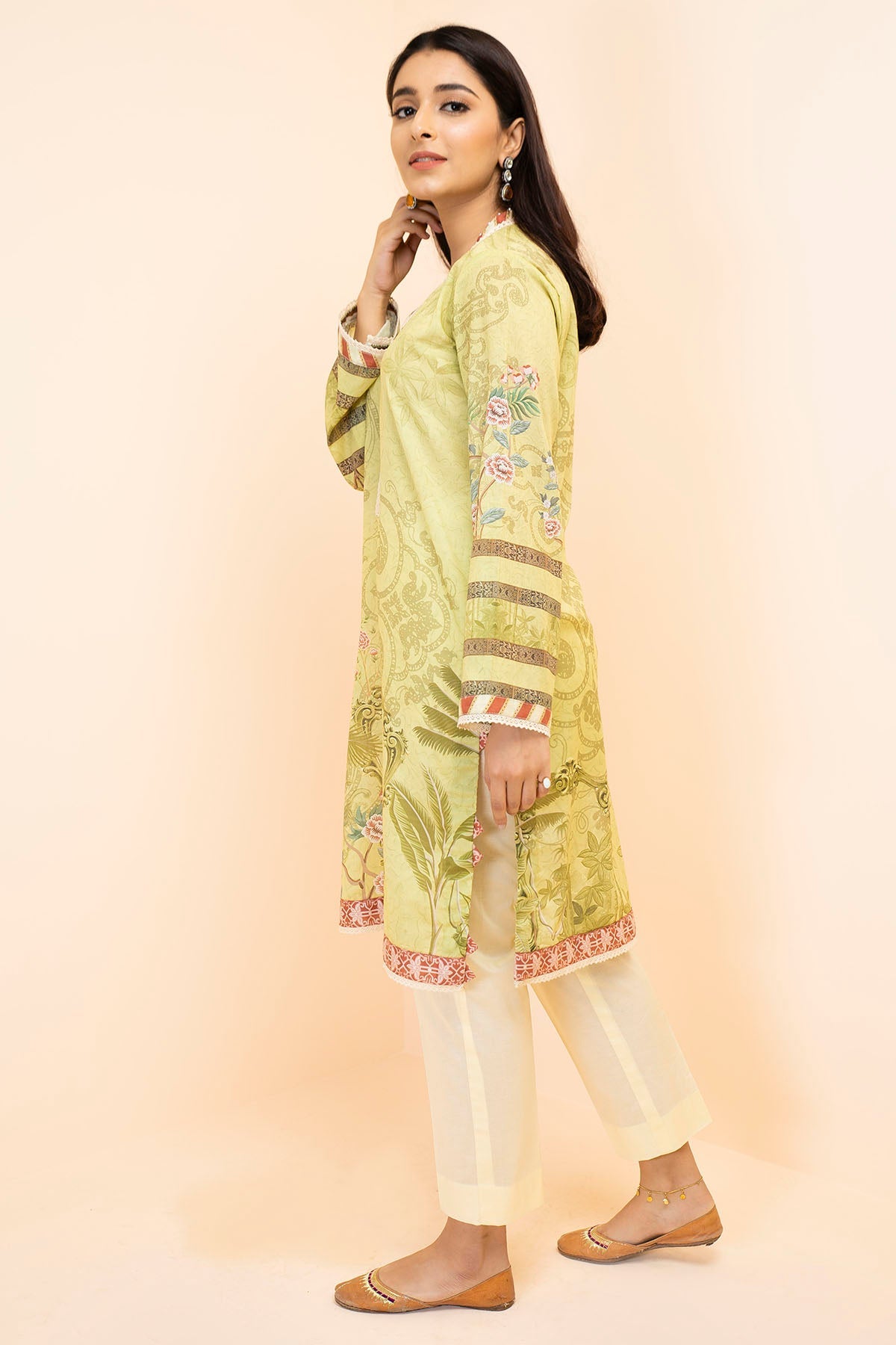 2865-MINT DIGITAL PRINTED LAWN STITCHED