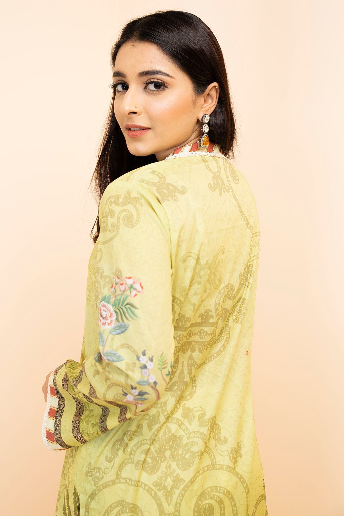 2865-MINT DIGITAL PRINTED LAWN STITCHED