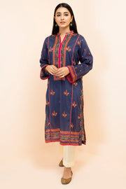 2867-CHARM-BLUE DIGITAL PRINTED LAWN STITCHED
