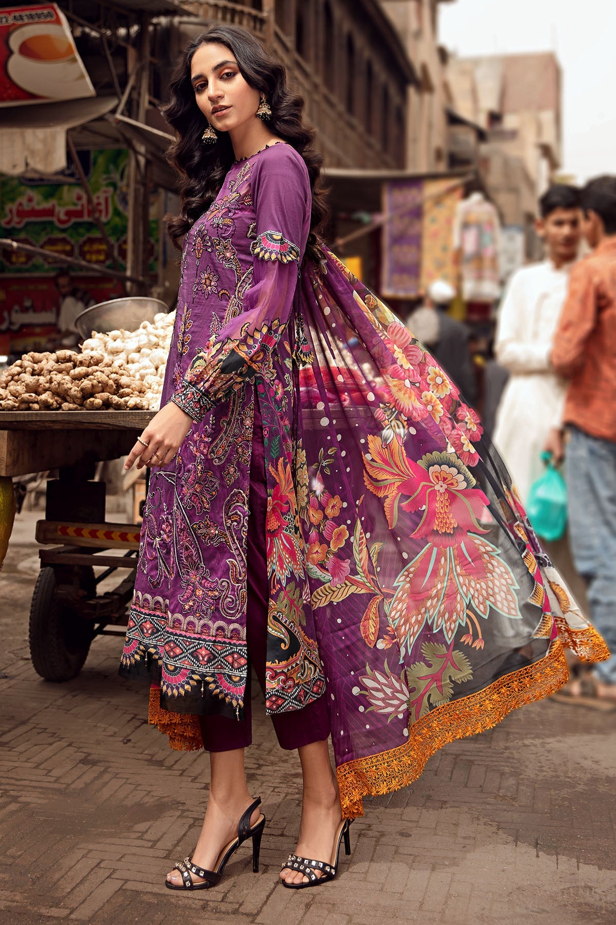 2869-AMETHYST DIGITAL PRINTED LAWN UNSTITCHED