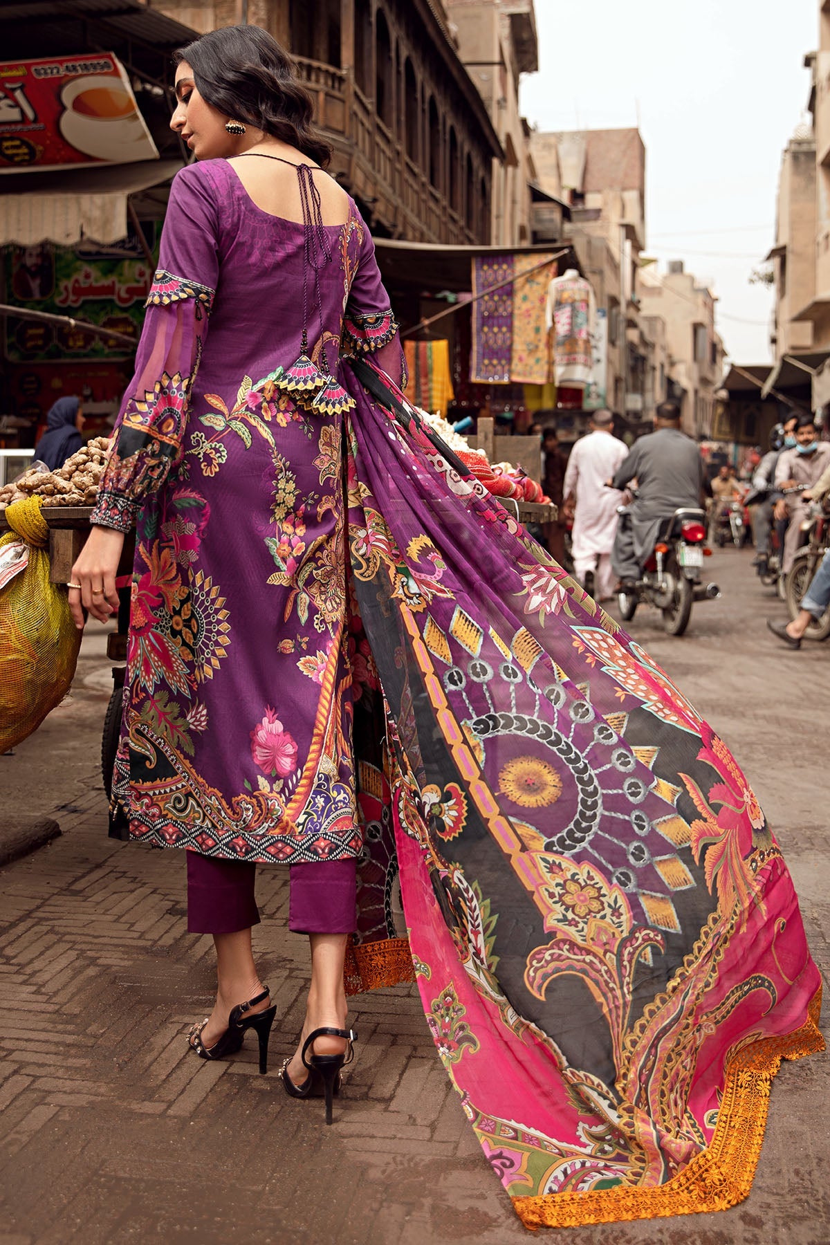 2869-AMETHYST DIGITAL PRINTED LAWN UNSTITCHED
