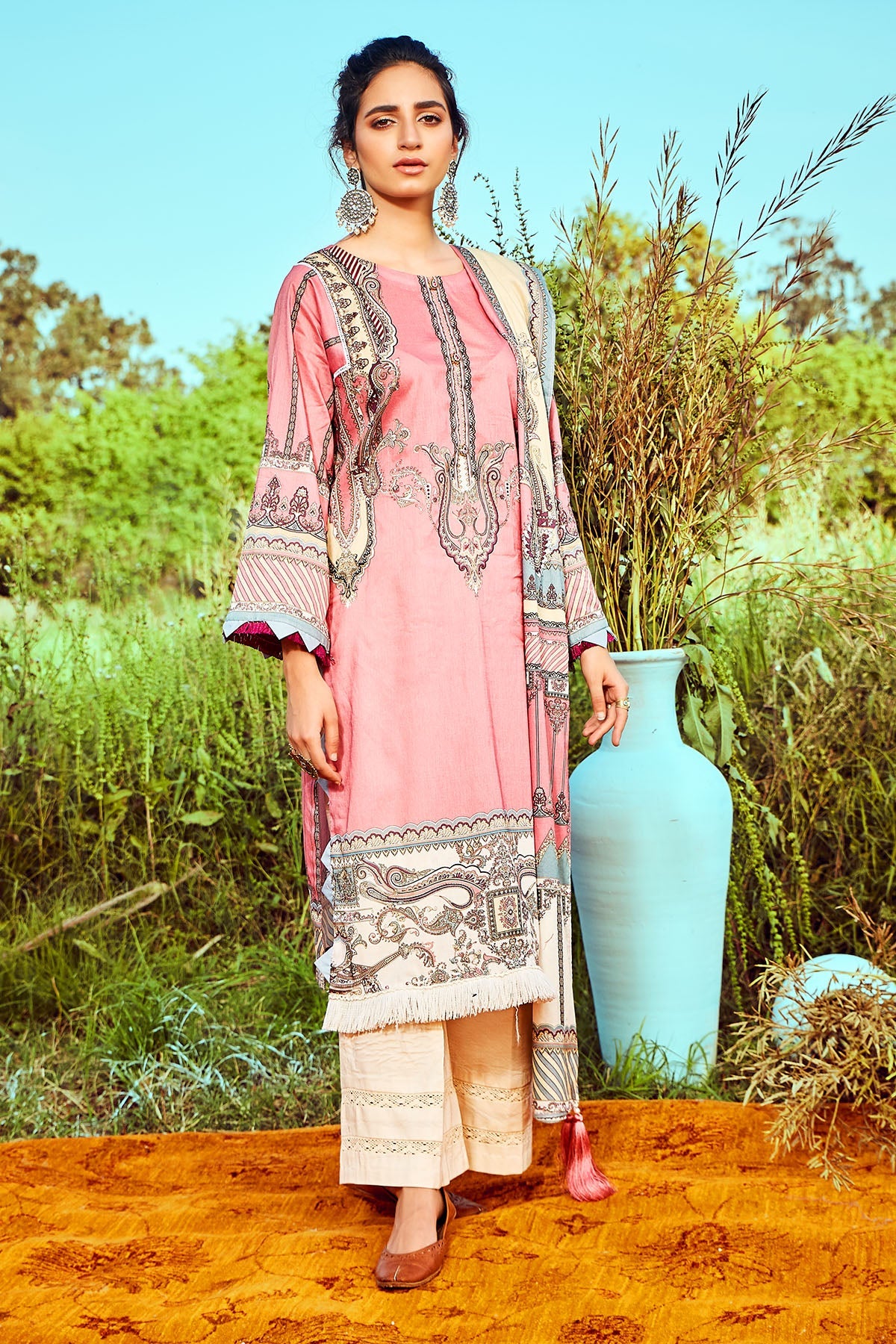 2887-DUSKY-AURORA DIGITAL PRINTED LAWN UNSTITCHED