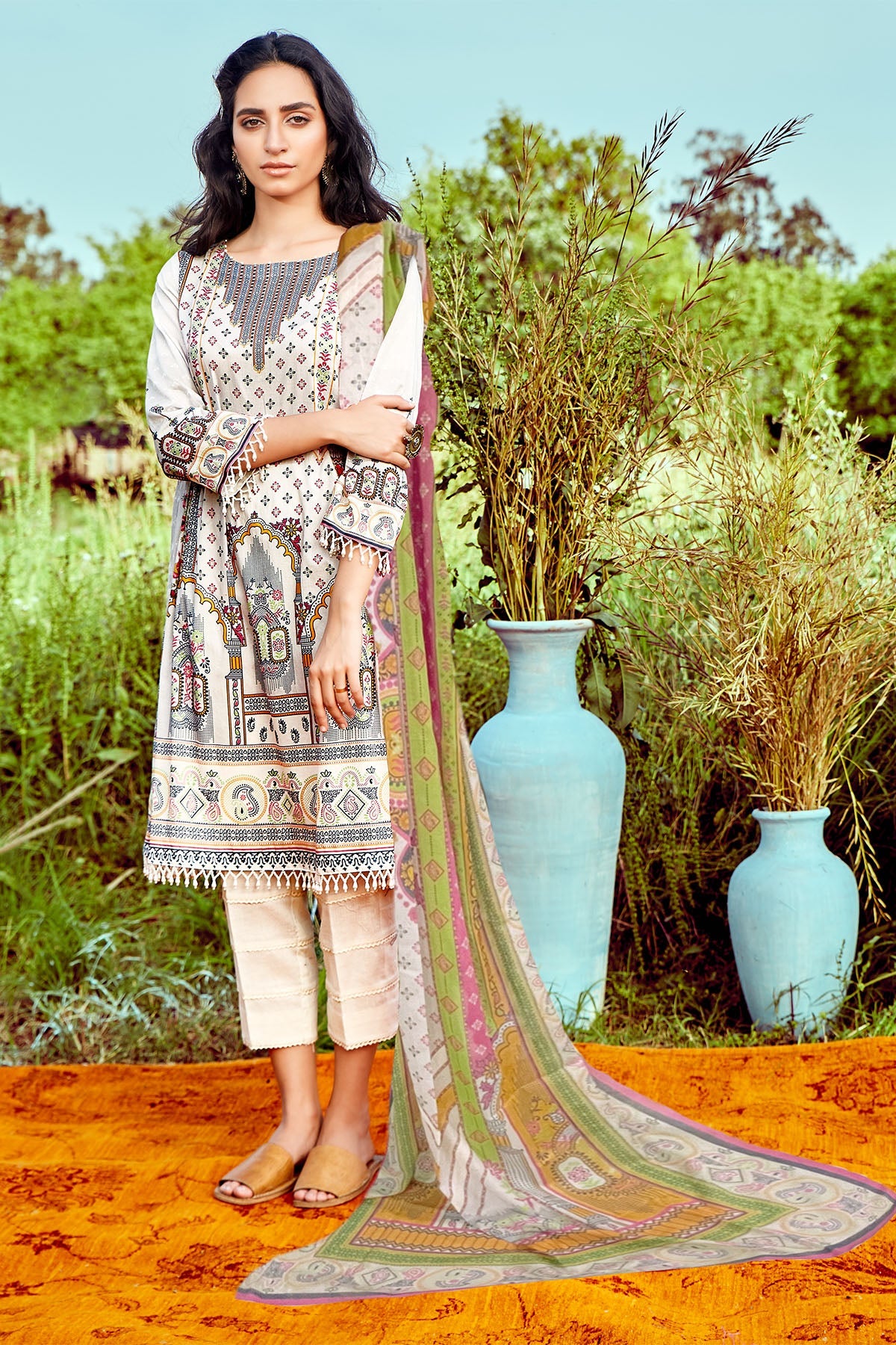 2888-TRIBAL-CHARM DIGITAL PRINTED LAWN UNSTITCHED