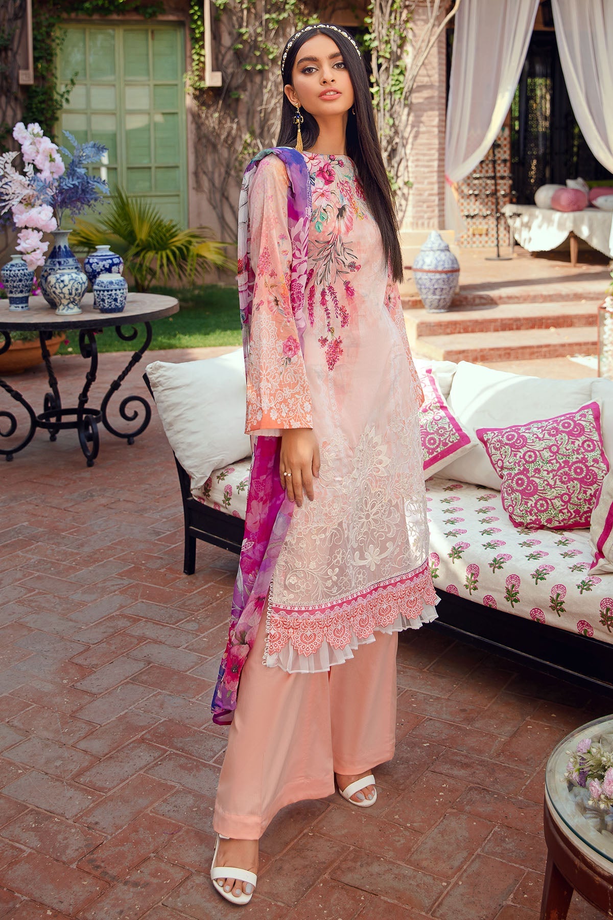2891-ORNATE DIGITAL PRINTED LAWN UNSTITCHED