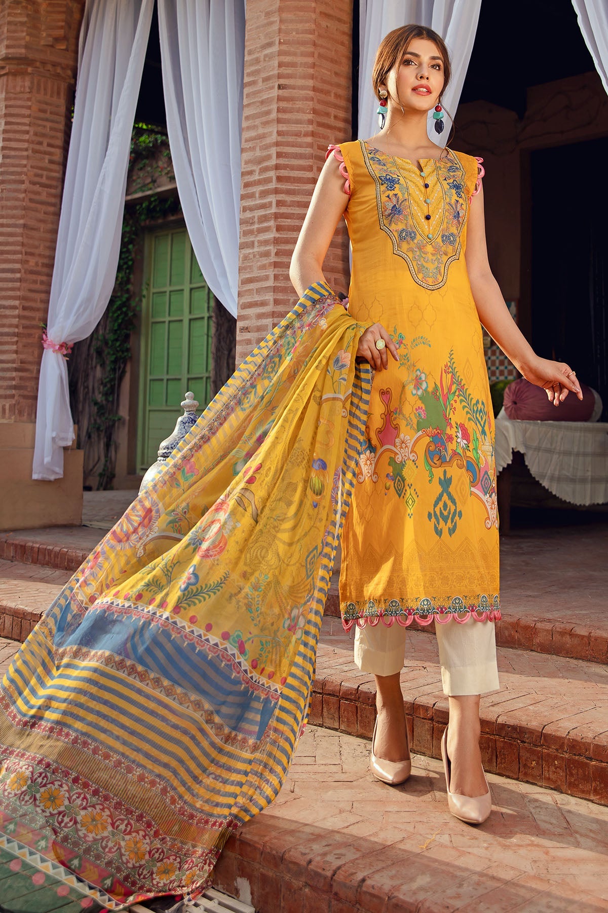 2896-EVELINE DIGITAL PRINTED LAWN UNSTITCHED