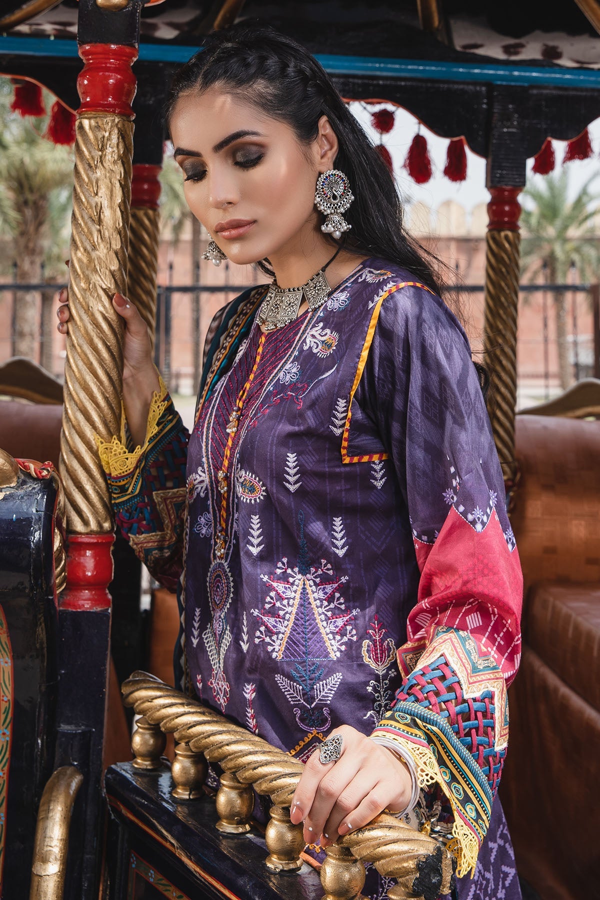 2932-RUSSIAN-TRIBAL DIGITAL PRINTED LAWN UNSTITCHED