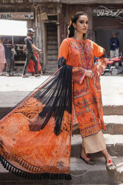 2933-SULPHAR-ROSE DIGITAL PRINTED LAWN UNSTITCHED