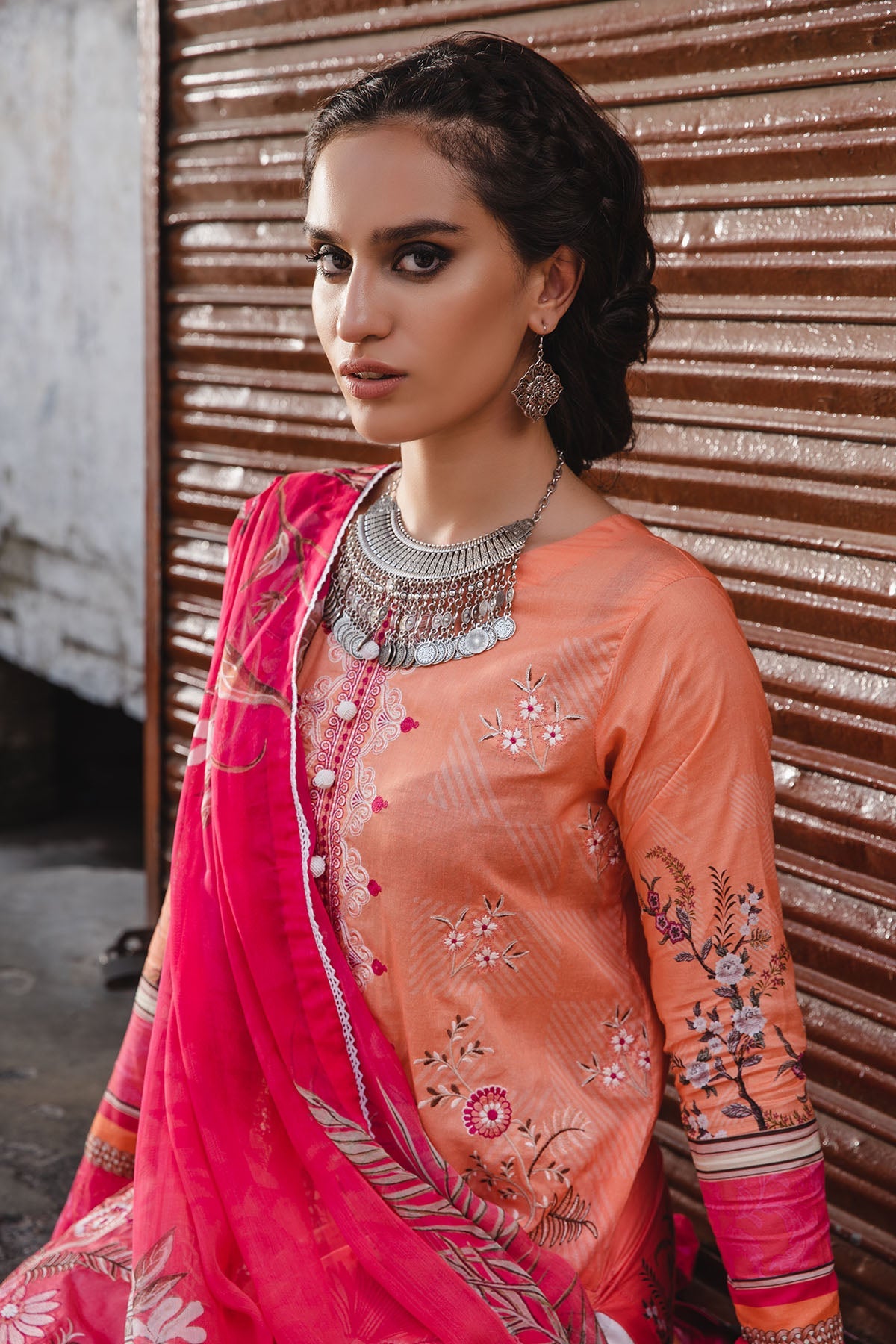 2934-BLOOMING-OMBRE DIGITAL PRINTED LAWN UNSTITCHED