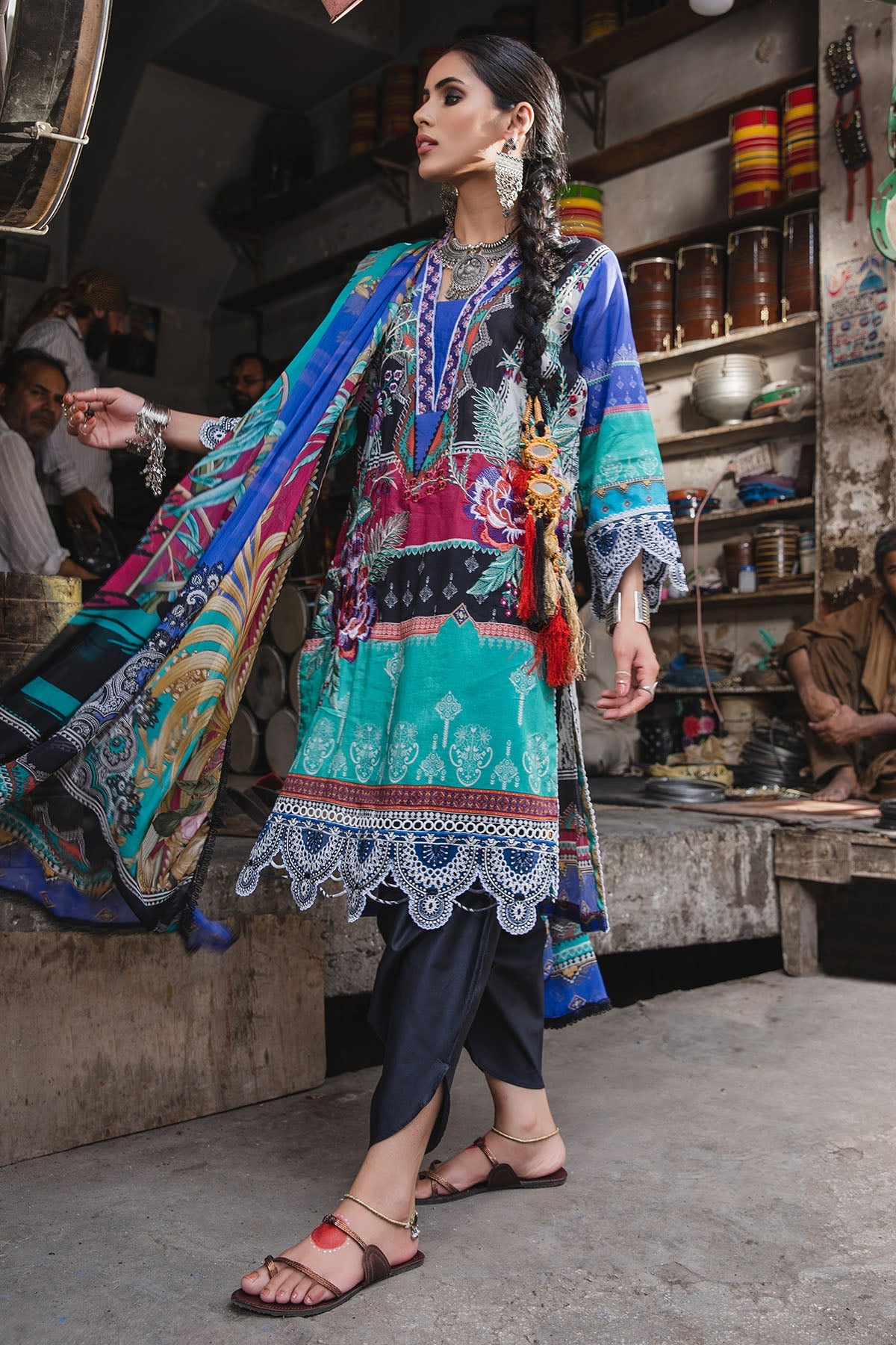 2937-CROSS-ROAD DIGITAL PRINTED LAWN UNSTITCHED