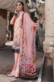 2944-PEACH-FAIRY DIGITAL PRINTED LAWN UNSTITCHED