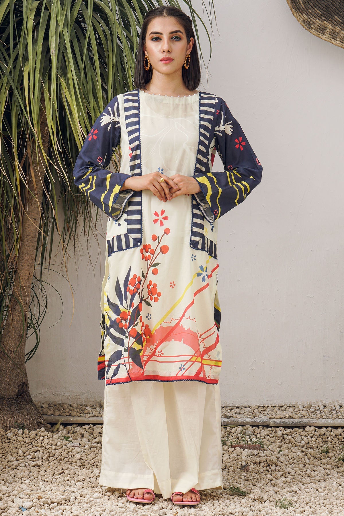 2967-DARK-OCEAN DIGITAL PRINTED LAWN UNSTITCHED