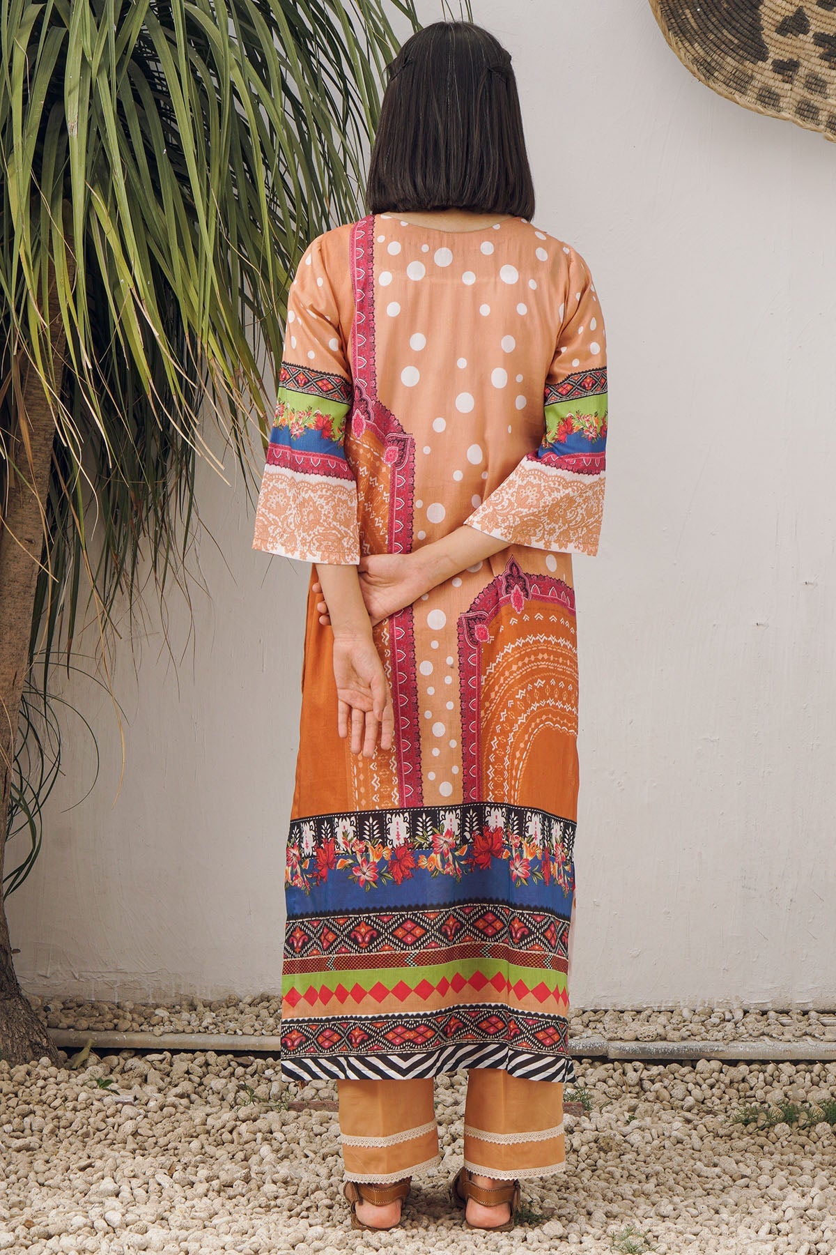 2969-POLKA-DOT DIGITAL PRINTED LAWN UNSTITCHED