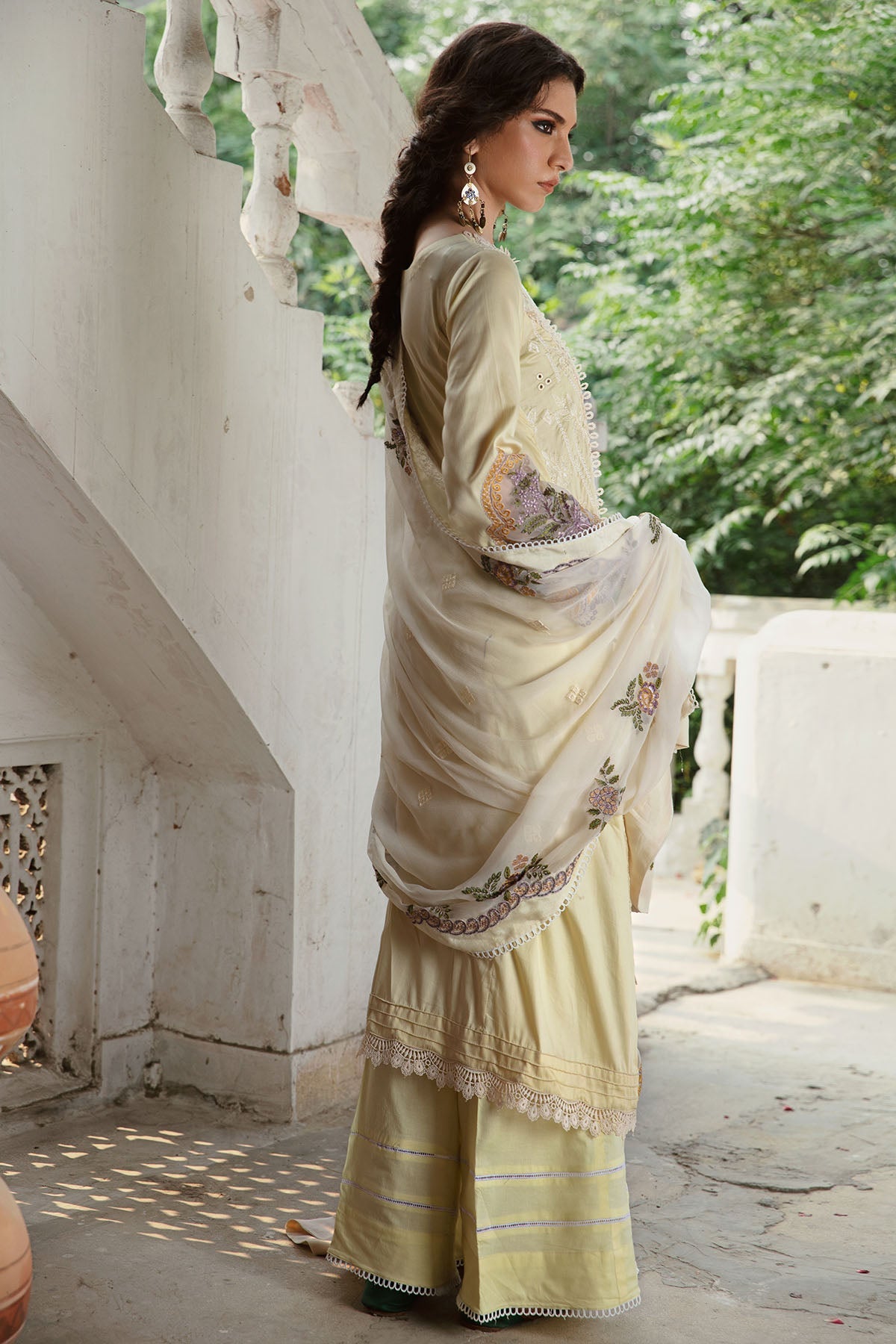 3020-FALAK- A EMBROIDERED COTTON SATIN UNSTITCHED