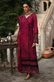 3020-FALAK-B EMBROIDERED COTTON SATIN UNSTITCHED