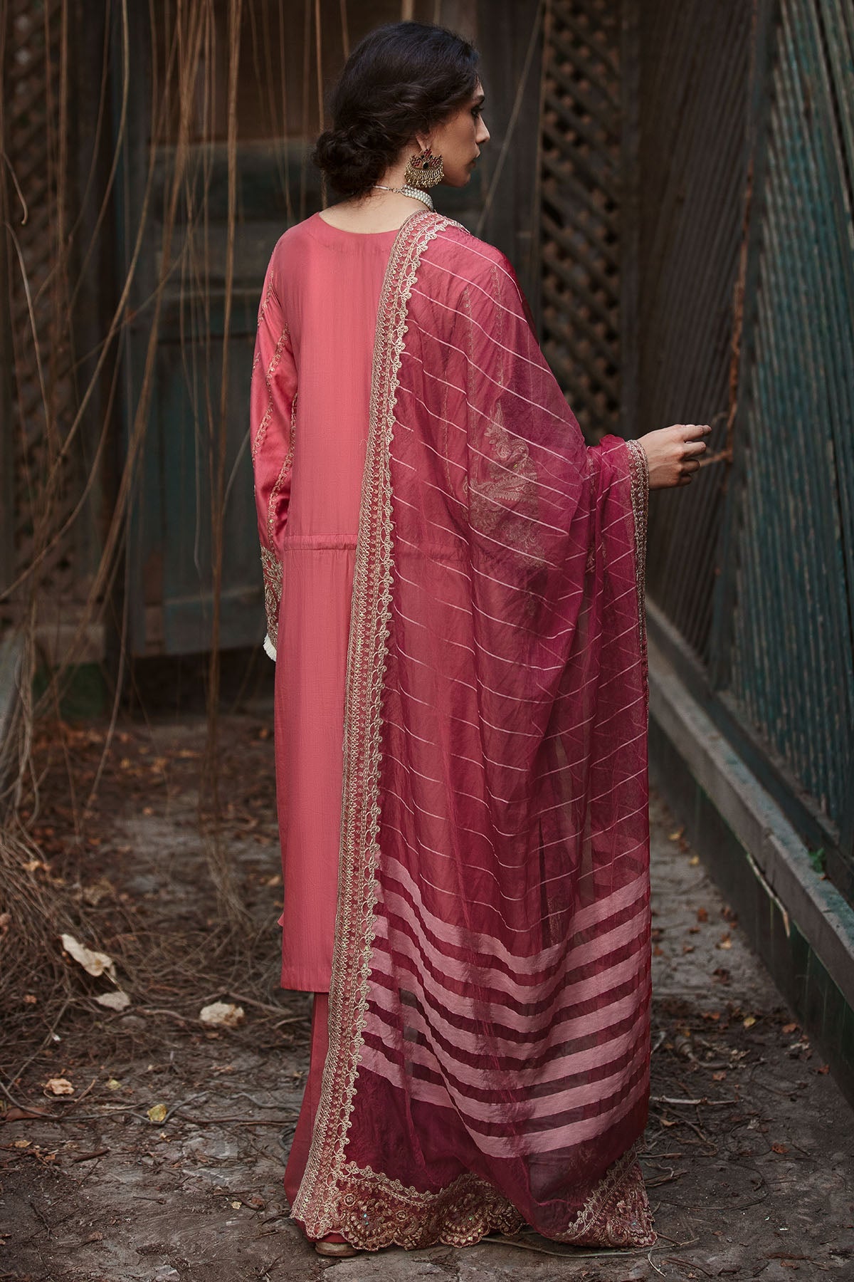 3024-ZAHRI- B EMBROIDERED COTTON SATIN UNSTITCHED