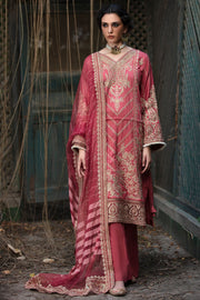 3024-ZAHRI- B EMBROIDERED COTTON SATIN UNSTITCHED