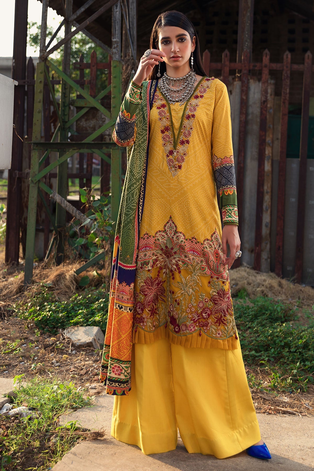 3073-MAJESTIC DIGITAL PRINTED LINEN UNSTITCHED