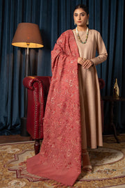 3089-DALIA EMBROIDERED BLEND WOOL SHAWL UNSTITCHED