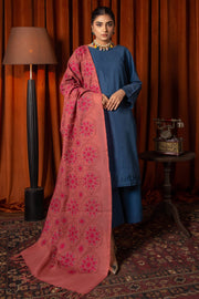 3093-ROSELLA EMBROIDERED BLEND WOOL SHAWL UNSTITCHED