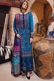 3104-CEREN DIGITAL PRINTED EMBROIDERED LINEN UNSTITCHED
